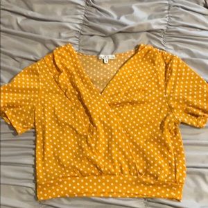 Poka dot crop top